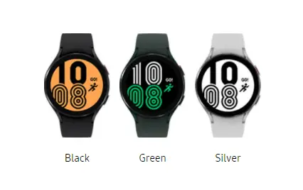 Galaxy watch 4 available colors