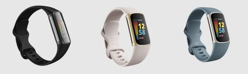 Fitbit Charge 5 colors variants