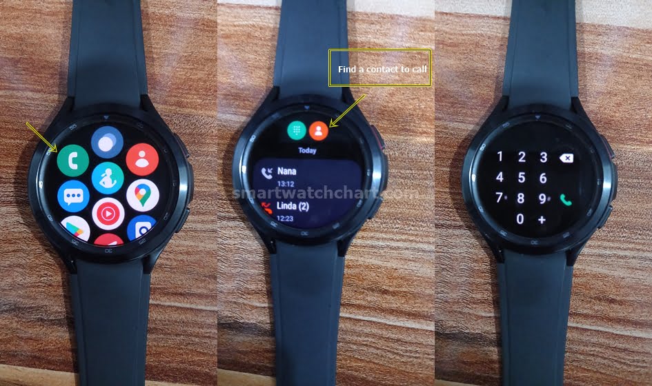 Samsung galaxy watch discount active make calls