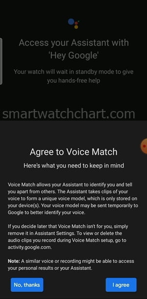 enable voice match for Google Assistant on Galaxy Watch 4