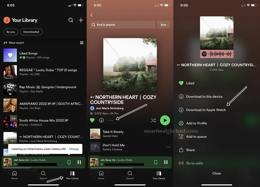 How to play spotify on apple on sale watch without iphone