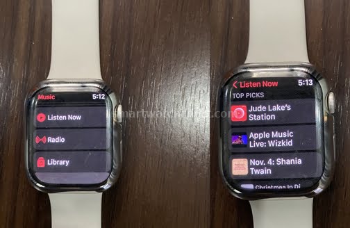 Streaming music on Apple Watch with Apple Music