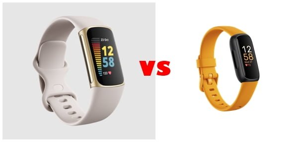 Fitbit Inspire 3 vs Charge 5