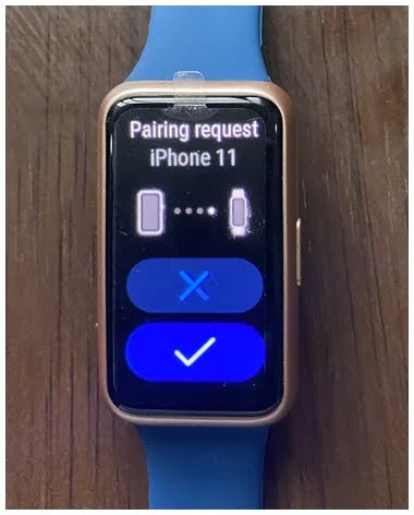 Pairing discount huawei watch