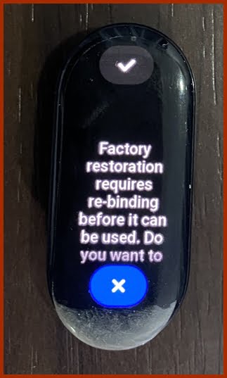 How to Factory Reset Mi Band 7