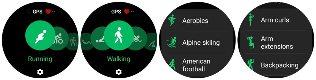 Over 90 preloaded workout modes on Galaxy Watch 5 Pro