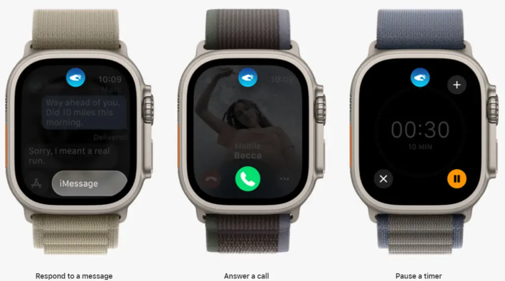 Apple Watch Ultra 2 new hand gesture features