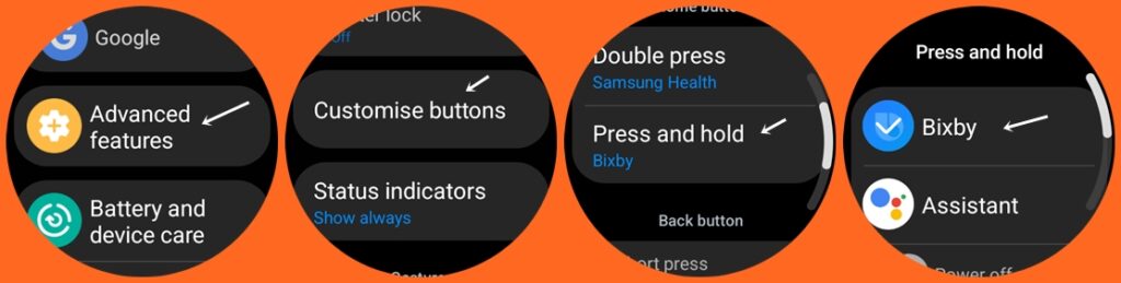 Customize home button to open Bixby