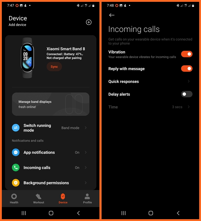 How to do a hard reset on XIAOMI Mi Band 8 Active? 