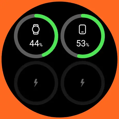One UI 5.0 Watch - New battery tile