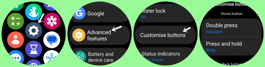 Assign Bixby or Google Assistant to the home button