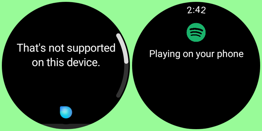 Bixby vs Google Assistant - Play music on Spotify
