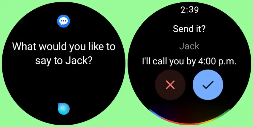 Bixby vs Google Assistant - Send a message