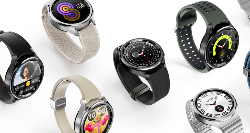 Galaxy Watch 6 Classic bands comes in different colors