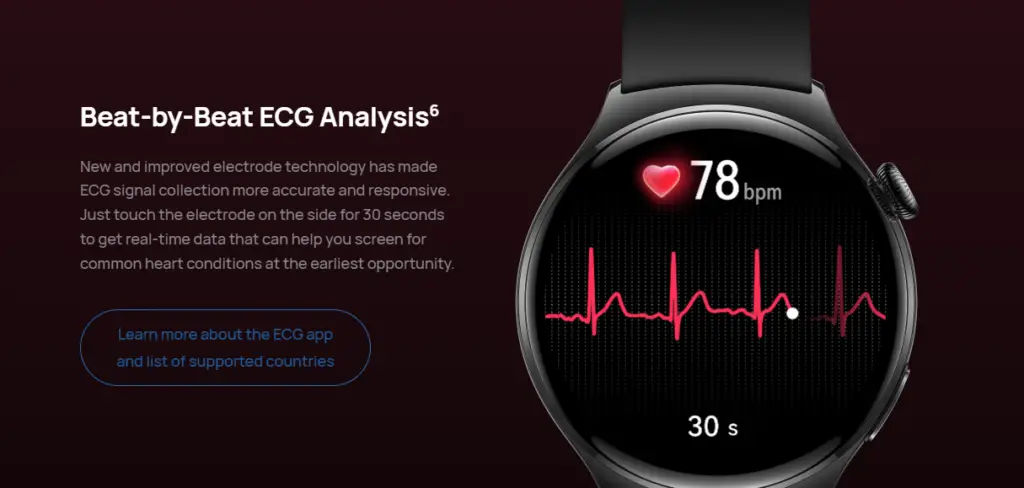 Huawei Watch 4 series ECG