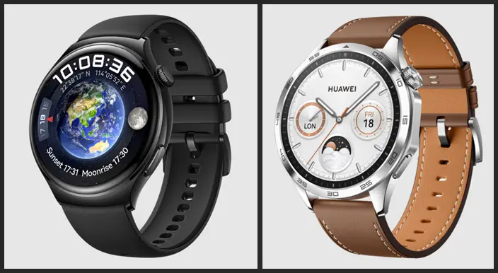 Huawei Watch GT 4 vs Huawei Watch 4 Pro: What's the difference?
