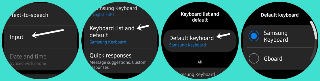 Choose your preferred keyboard