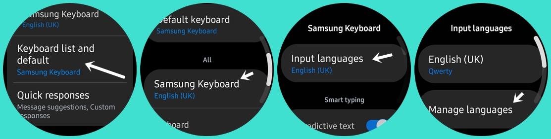 Choose your preferred language for Samsung keyboard