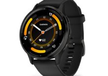 Garmin Venu 3 Slate Stainless Steel Bezel 1.4-Inch AMOLED Touchscreen Display Smart Watch with 45mm Black Case and Silicone Band