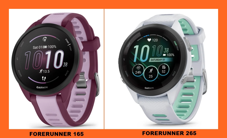 Garmin Forerunner 165 vs 265