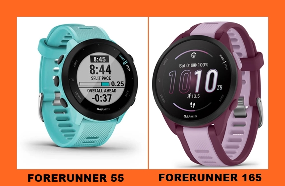 Forerunner 55 vs 165 - What is the difference?