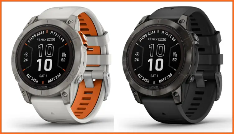 Garmin Fenix 7 Pro Sapphire Solar is available in two colors