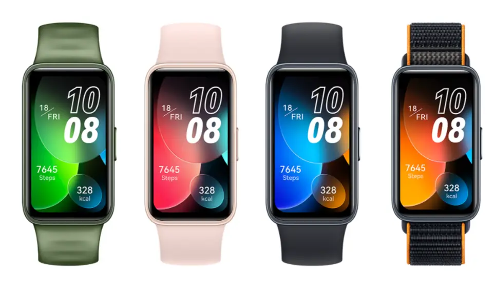 Huawei Band 8 available colors